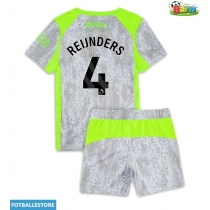 Manchester City Tijjani Reijnders #4 Tredjedraktsett Barn 2025-26 Kortermet (+ Korte bukser)